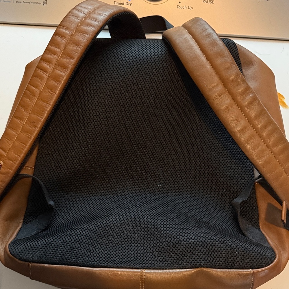 Disney’s Coach Tan Backpack with Mickey Mouse Patches - Picture 4 of 8